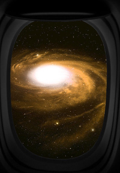 星系和恒星。