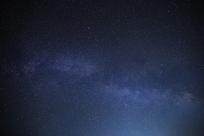 夜空中银河的一部分