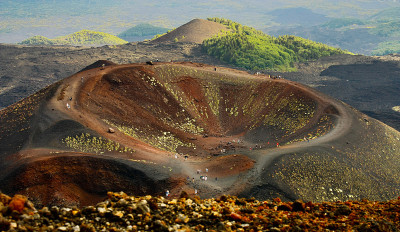 火山埃特纳火山