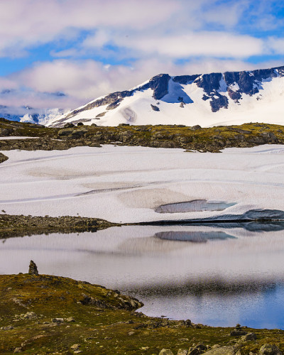 Sognefjellet越野滑雪，挪威