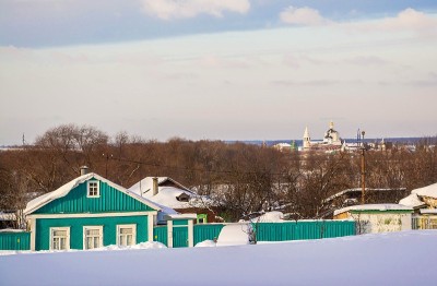 街道积雪景观