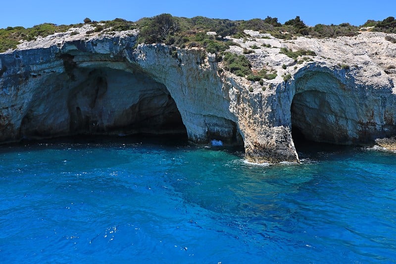 Blue caves of Zakynthos, Greece