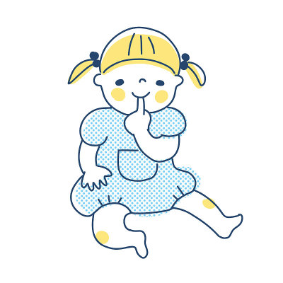 女婴吮手指
