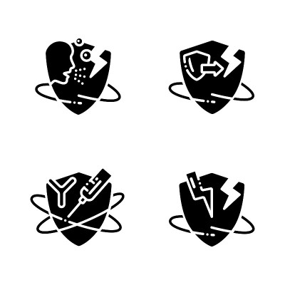 免疫系统字形图标集