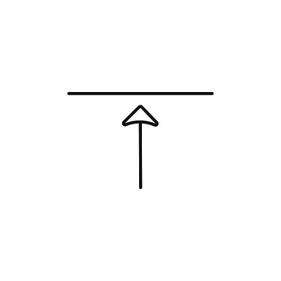 顶部对齐图标