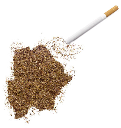 博茨瓦纳形状的香烟和烟草(系列)