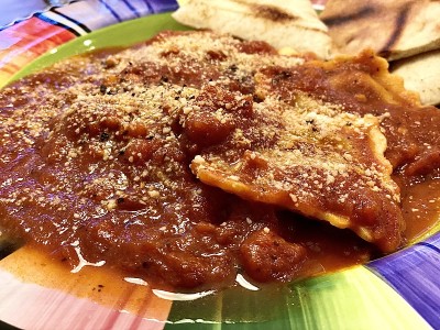 菠菜馅的水饺