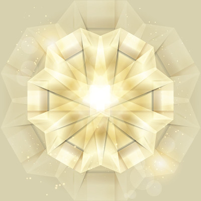 抽象金色闪亮的背景。向量创意说明