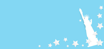 矢量4 7月独立日庆祝图像。
