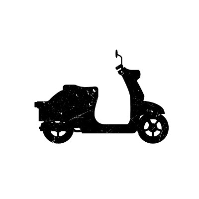 Silhouette Scooter