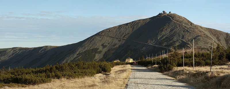 Karkonosze山脉全景
