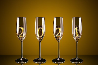 Happy New Year Background. Start in 2021