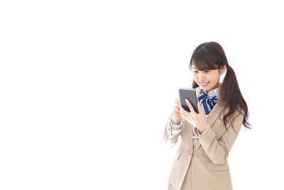 学生使用应用程序
