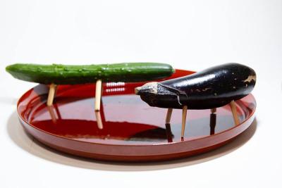 日本传统祭祖仪式上的祭品