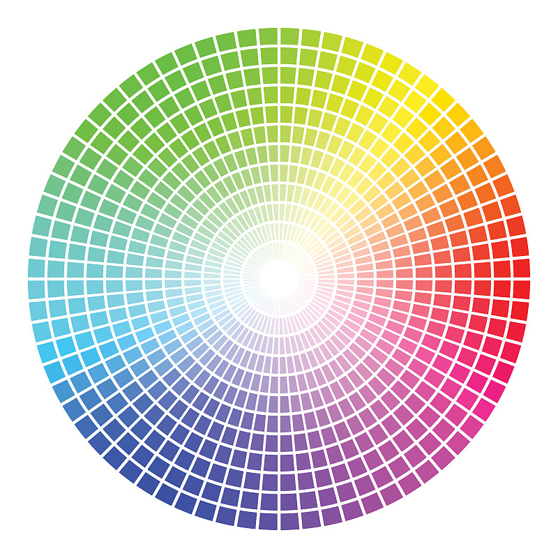 Color Wheel Vector Template