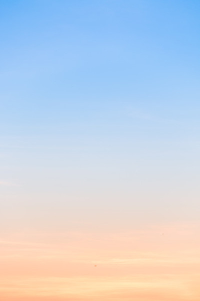 美丽的天空。