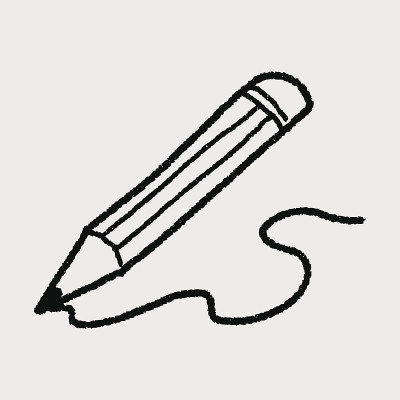涂鸦的铅笔