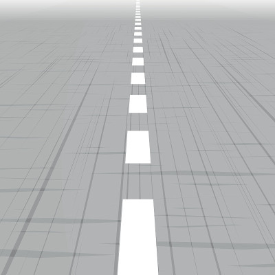 带透视的道路模板。