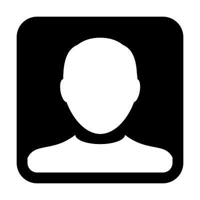 用户图标向量男性符号轮廓头像标志在平面颜色字形象形图