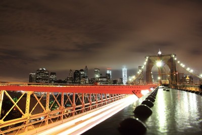 纽约的夜景