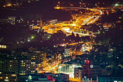 横滨地标大厦的夜景