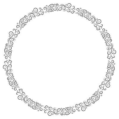 Basic RGBRound frame for decorative design. Greeti