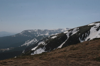 喀尔巴阡雪山的山顶