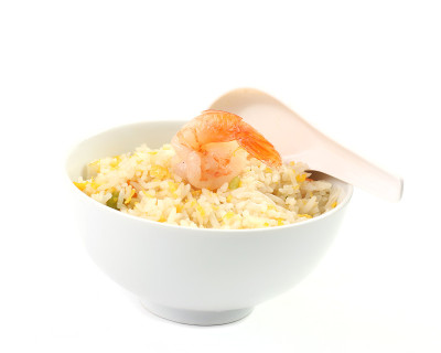 碗里炒饭。