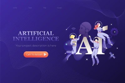 AI网页设计模板