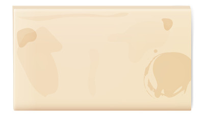 Blank template of a retro newspaper. Folded cover 