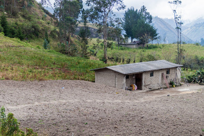 厄瓜多尔山区的乡村住宅