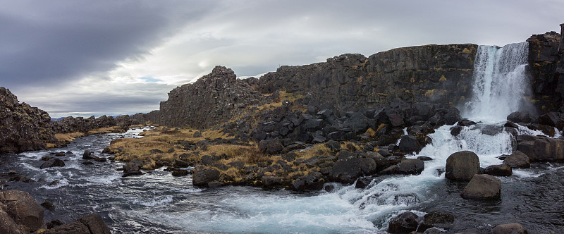 Öxarárfoss Thingvellir瀑布(冰岛)