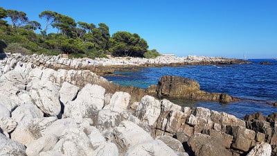 法国南部昂蒂布角的风景