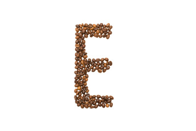 咖啡豆的字母E