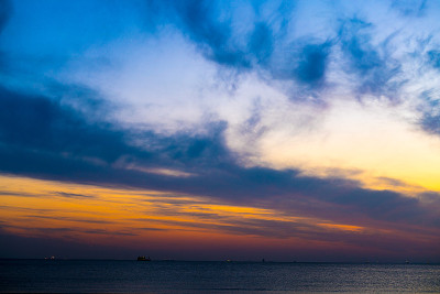 美丽的天空全景图