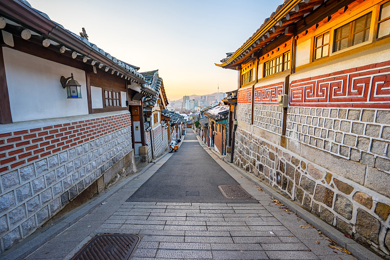 韩国首尔北川韩屋村