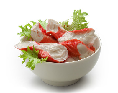 蟹肉在碗里