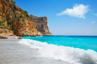Cala del Moraig海滩Benitachell Alicante