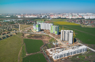小区建设鸟瞰图