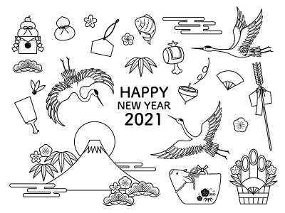 2021年新年插图