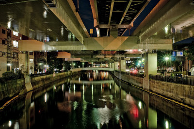 桥下夜