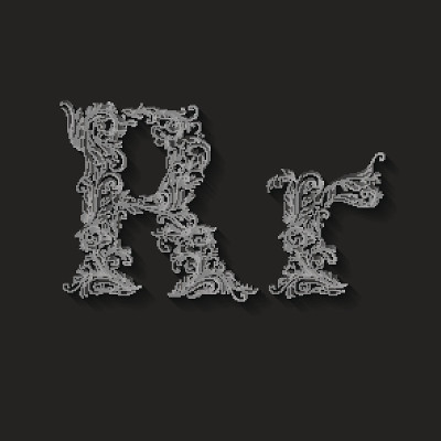 字母r装饰