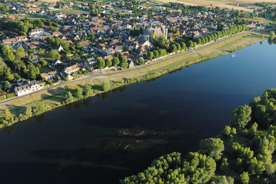 航拍Saint-Dyé-sur-Loire