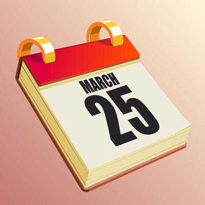 3月25日