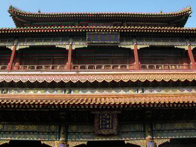 美丽的立面，雍和宫，北京