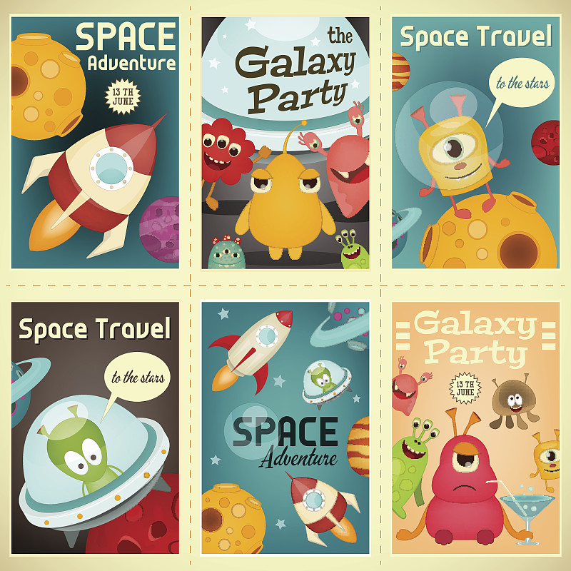 Space Posters Set