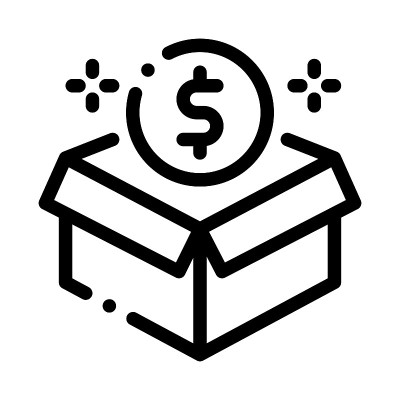 盒包图标矢量轮廓说明