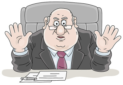 政府官员发表演讲