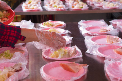 中国人的宗教信仰，祭品，猪肉，蔬菜，豆干，鸡蛋，饭团，