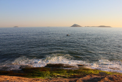 Arpoador海滩的海景